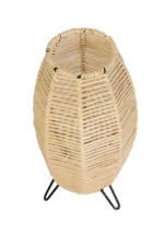 Armonie Luminoasă: Lampa Împletită din Panusă cu Schelet Metalic Handmade - imagine 3