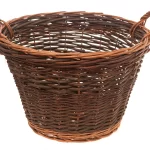 Cos Împletit Din Rachită Pentru Carat Lemne Sau Cereale