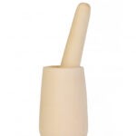 Mojar Stilizat Din Lemn, Piesă Artizanală Funcțională, Design Rustic, Element Decorativ pentru Bucătărie