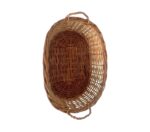 Coș Oval din Rachită 33 cm - Artă Manuală, Elegant, Utilitate Diversă - imagine 2