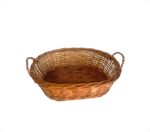 Coș Oval din Rachită 33 cm - Artă Manuală, Elegant, Utilitate Diversă