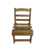 Scaun Lemn Fag cu Spătar pentru Copii, Sigur și Confortabil