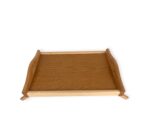 Tava Mic Dejun Pliabilă din Lemn de Fag, Design Ergonomic și Compact