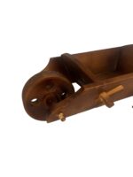 Roabă Din Lemn Manuală pentru Decor Rustic și Suport Floral - imagine 2