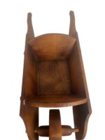 Roabă Din Lemn Manuală pentru Decor Rustic și Suport Floral - imagine 4