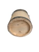 Găleată Din Lemn 10 Litri Rustică și Práctică - imagine 5