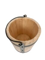 Găleată Din Lemn 10 Litri Rustică și Práctică - imagine 3