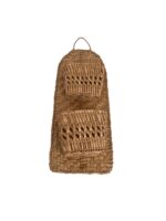 Suport De Perete Impletit Din Papura Decorativ Rustic Organizare Accesorii - imagine 2