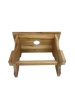 Taburet din Lemn de Stejar Artizanal, Design Minimalist, Durabilitate Excepțională - imagine 2