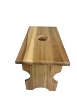 Taburet din Lemn de Stejar Artizanal, Design Minimalist, Durabilitate Excepțională - imagine 4