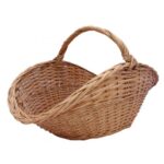 Cos impletit din rachita pentru carat lemne - imagine 4