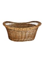 Coș Impletit Manual din Rachita cu Model- 65X50X25 cm
