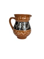 Set Carafa si cescute din Ceramica de Corund, pentru Bauturi - imagine 4