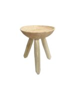 Scaun Rotund din Lemn, 22 cm - imagine 4