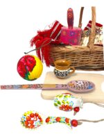 Coș cadou-3 cu produse lucrate manual – un dar autentic, plin de tradiție - imagine 2