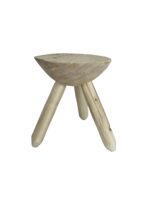 Scaun Rotund din Lemn, 22 cm - imagine 6