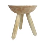 Scaun Rotund din Lemn, 22 cm