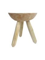 Scaun Rotund din Lemn, 22 cm