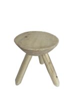 Scaun Rotund din Lemn, 22 cm - imagine 7