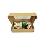 Set cadou tradițional românesc – ibric din cupru și obiecte pictate manual - imagine 5