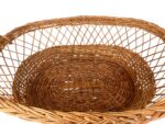 Coș oval din răchită cu mânere – încăpător, rezistent și ideal pentru plocon, colaci sau cadouri - imagine 5