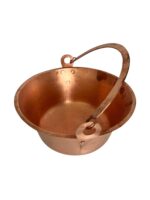 Ceaun Artizanal din Cupru cu Toartă –10 litri - imagine 5
