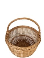 Coș rotund împletit manual din răchită – conic, rezistent și elegant - imagine 4