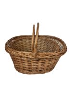 Set Doua Cosuri Oval cu decor, din Rachita